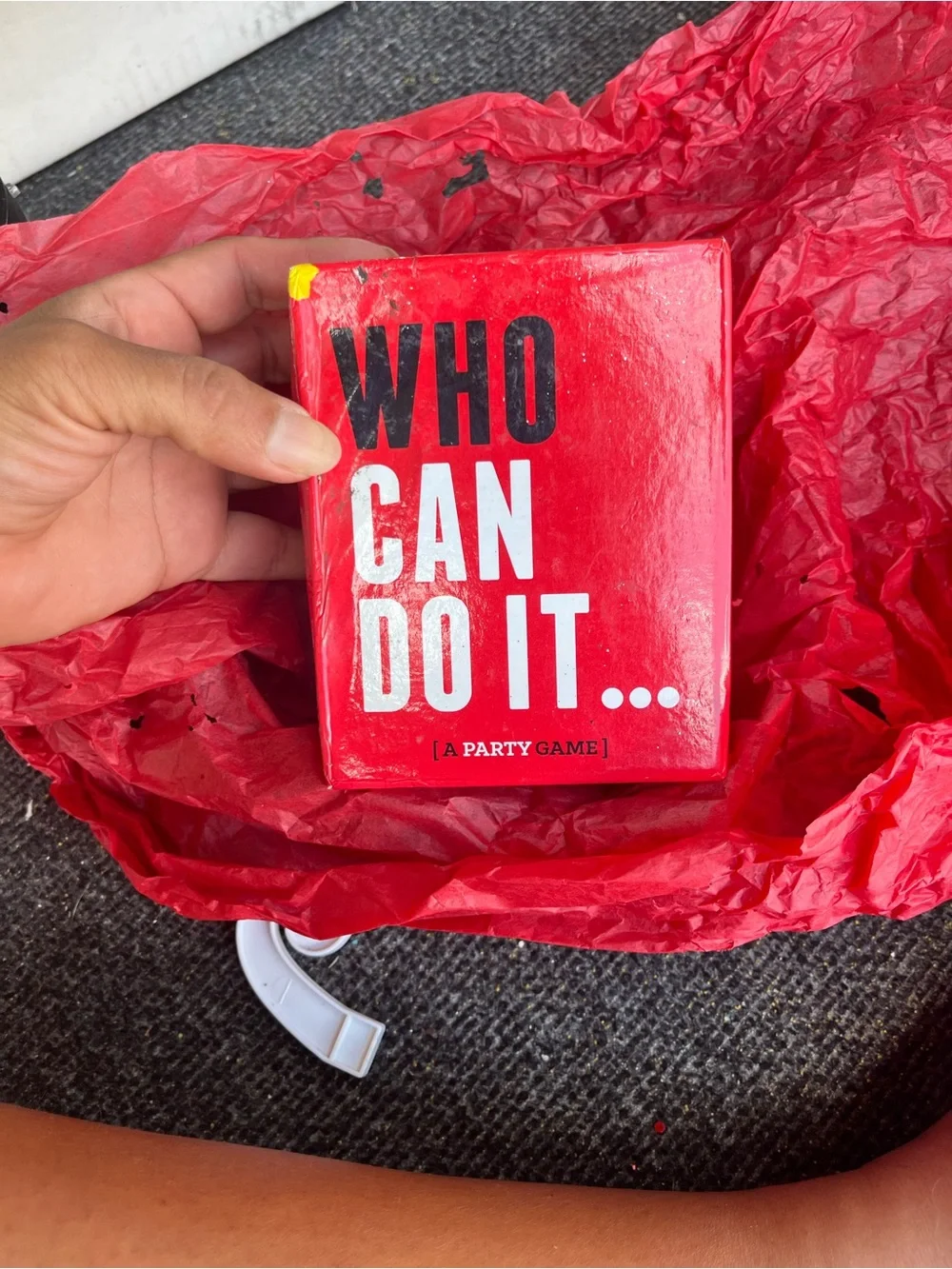 Who Can Do It... Party Game - Red